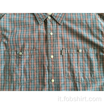 Camicia A Maniche Lunghe Con Bottoni In Metallo